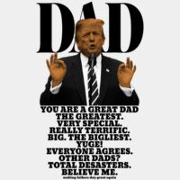 Make fathers day great again orange Thumbnail